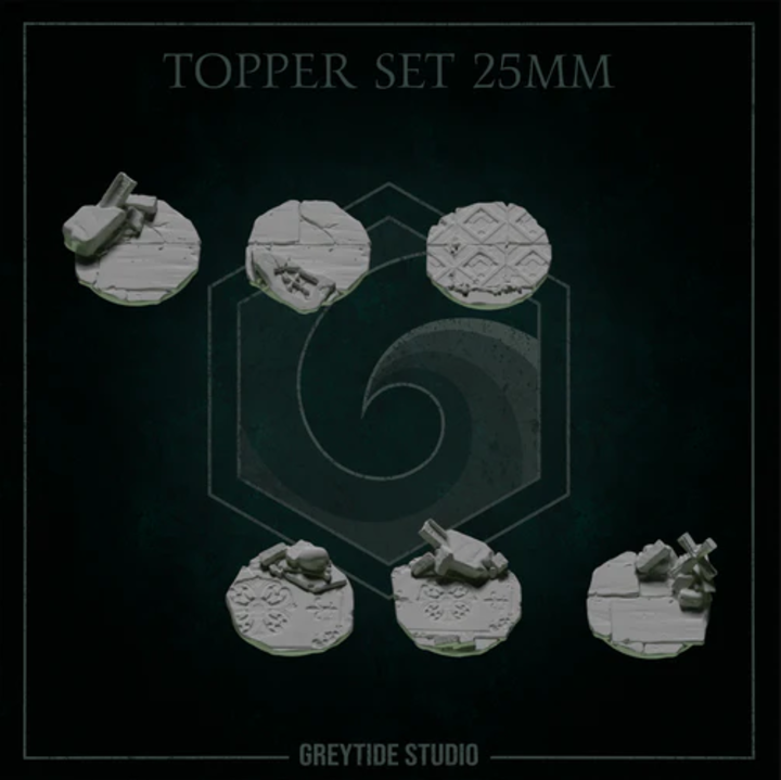 Socles 25mm Pilgrims & Crusaders – Set de bitz personnalisés – Greytide Studio