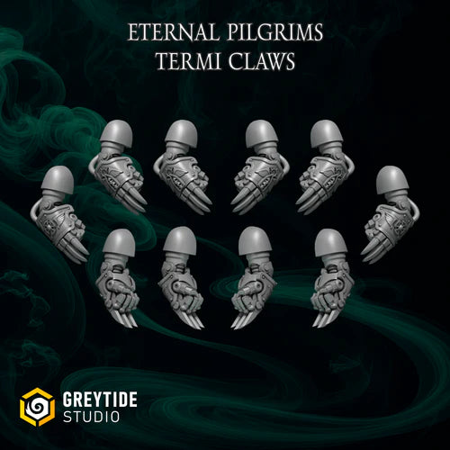 Griffes pour Termi Eternal Pilgrims  – Greytide Studio – Impression 3D Résine