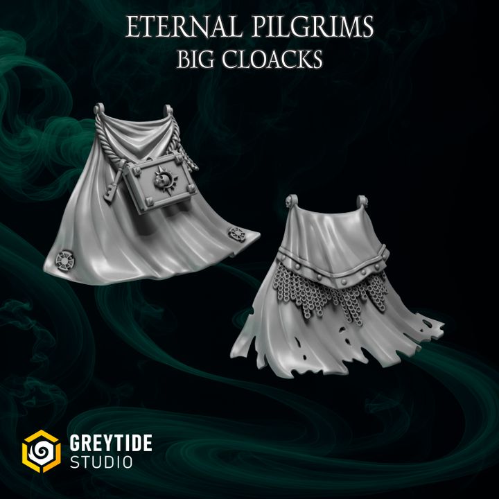 Capes pour Termi Eternal Pilgrims  – Greytide Studio – Impression 3D Résine
