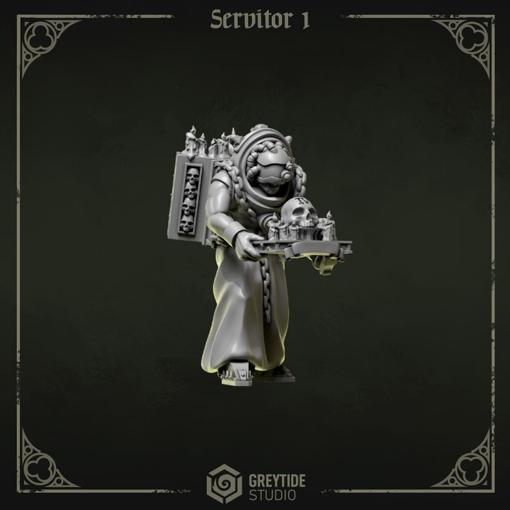 Serviteur Pilgrims & Crusaders lot 01 – Set de bitz personnalisés – Greytide Studio