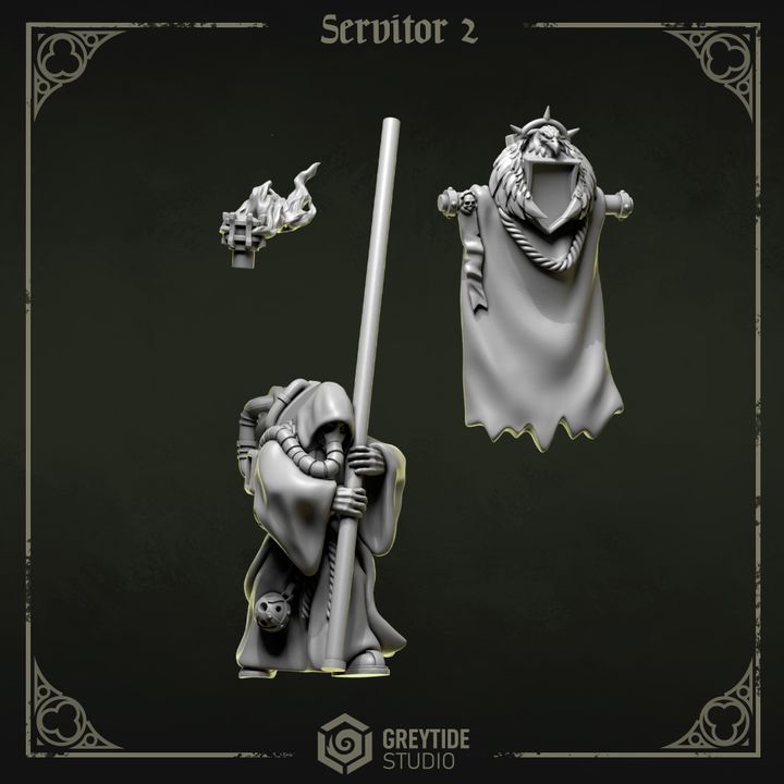 Serviteur Pilgrims & Crusaders lot 02 – Set de bitz personnalisés – Greytide Studio