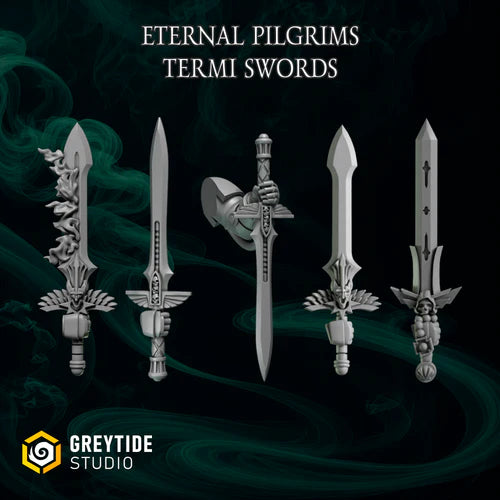 Épées pour Termi Eternal Pilgrims  – Greytide Studio – Impression 3D Résine
