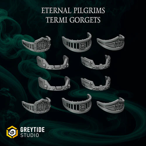 Gorgets pour Termi Eternal Pilgrims  – Greytide Studio – Impression 3D Résine
