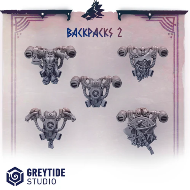 Backpacks Primal Hounds lot 02 – Set de bitz personnalisés – Greytide Studio