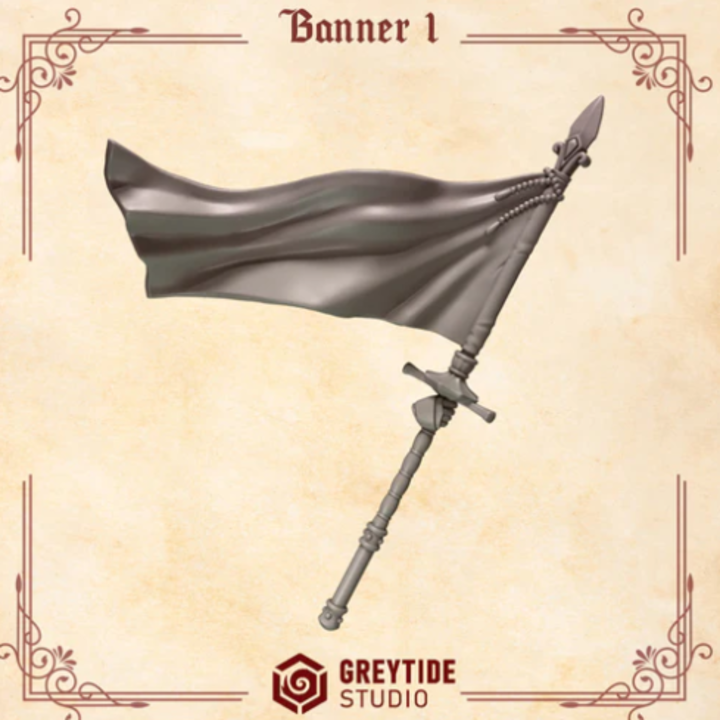 Bannière Crimson Lords lot 01 – Set de bitz personnalisés – Greytide Studio