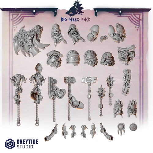 Pack de Héro Termi Primal Hounds – Set de bitz personnalisés – Greytide Studio