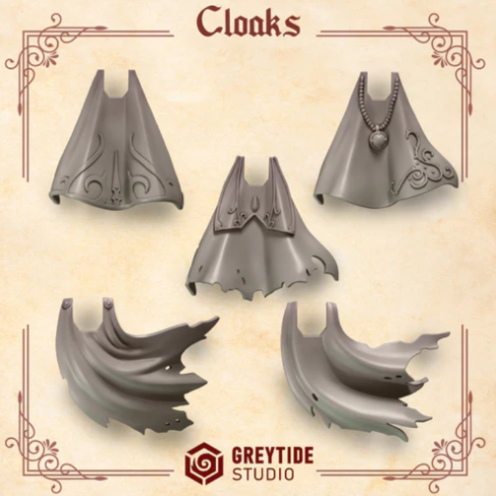 Capes Crimson Lords – Set de bitz personnalisés – Greytide Studio