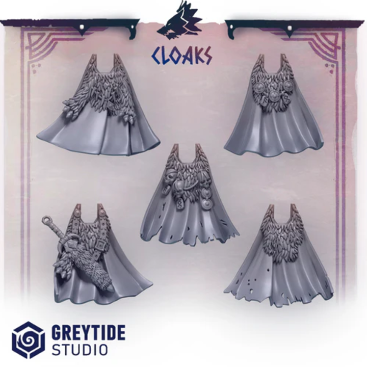 Capes Primal Hounds – Set de bitz personnalisés – Greytide Studio