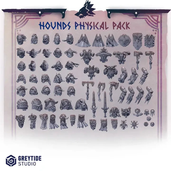 Primal Hounds Combat Pack – Greytide Studio – Impression 3D Résine