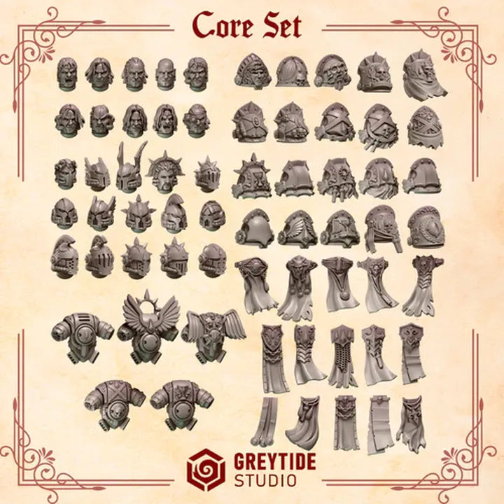 Core Set Crimson Lords – Greytide Studio – Impression 3D Résine
