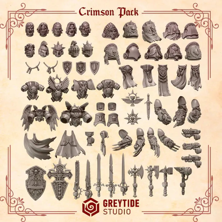 Crimson Pack – Greytide Studio – Impression 3D Résine