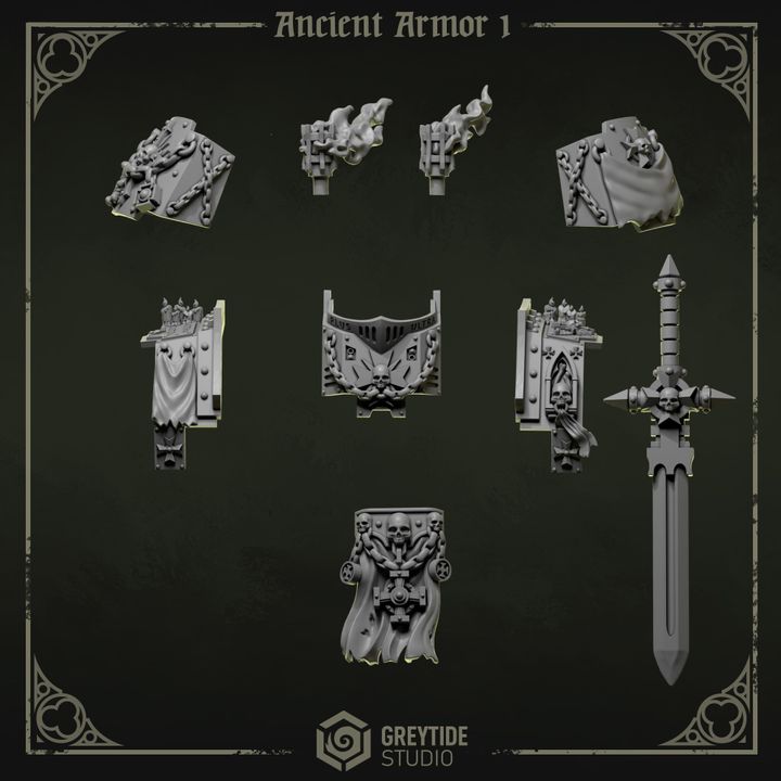 Kit pour Dread Eternal Crusaders – Set de bitz personnalisés – Greytide Studio