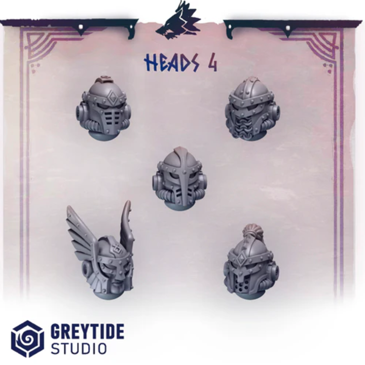 Casques & Têtes Primal Hounds lot 04 – Set de bitz personnalisés – Greytide Studio