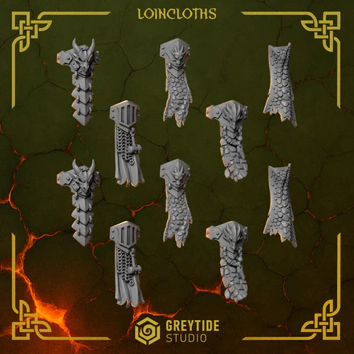 Pagnes Anvil Wardens – Greytide Studio – Impression 3D Résine