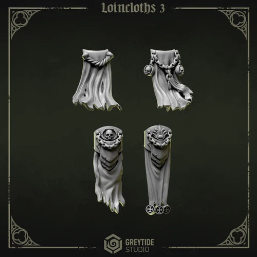 Pagnes Pilgrims & Crusaders lot 03 – Set de bitz personnalisés – Greytide Studio
