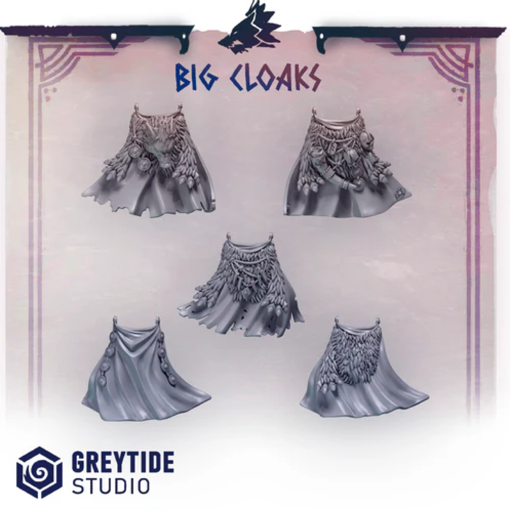 Capes Lourdes pour Primal Hounds – Set de bitz personnalisés – Greytide Studio