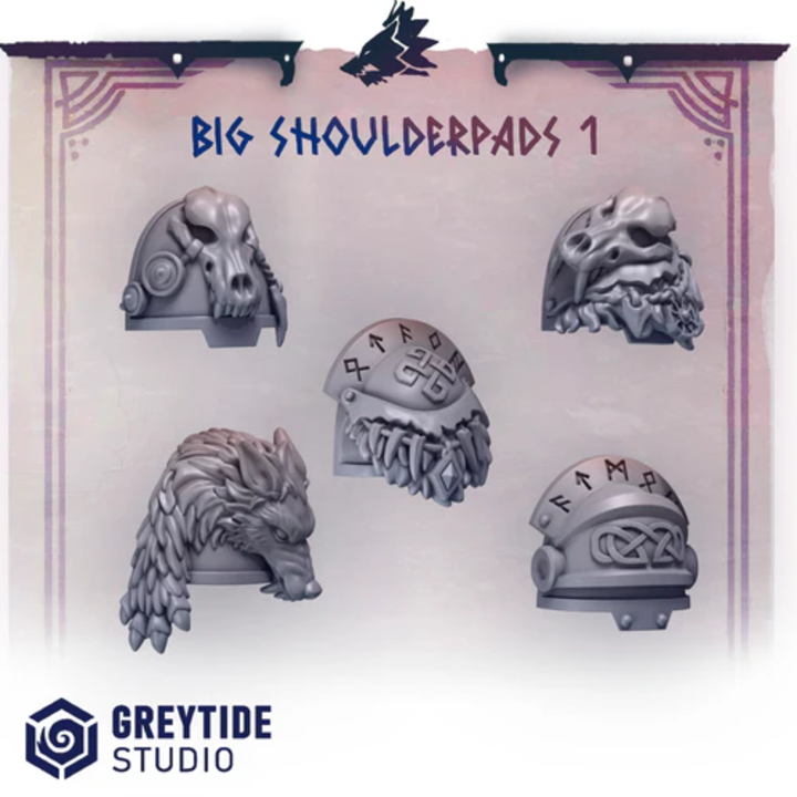Épaulières Lourdes pour Primal Hounds lot 01 – Set de bitz personnalisés – Greytide Studio