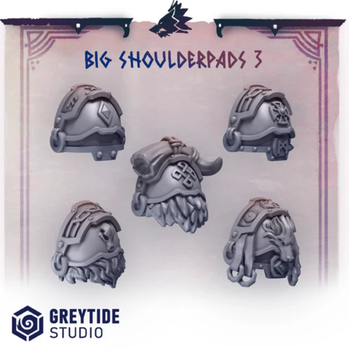 Épaulières Lourdes pour Primal Hounds lot 03 – Set de bitz personnalisés – Greytide Studio