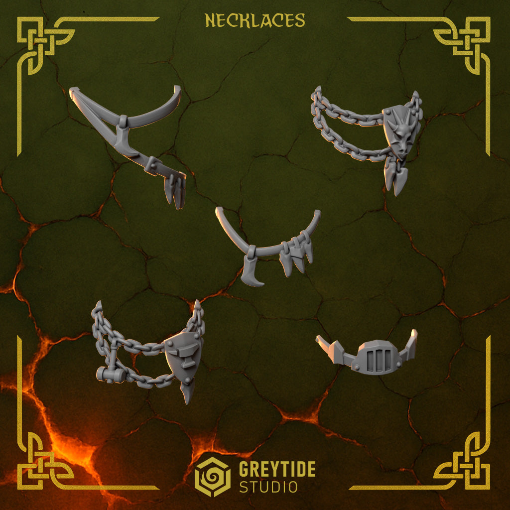 Colliers Anvil Wardens – Greytide Studio – Impression 3D Résine