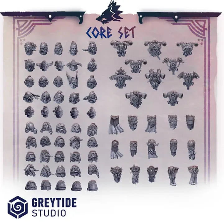Primal Hounds Core Set – Greytide Studio – Impression 3D Résine