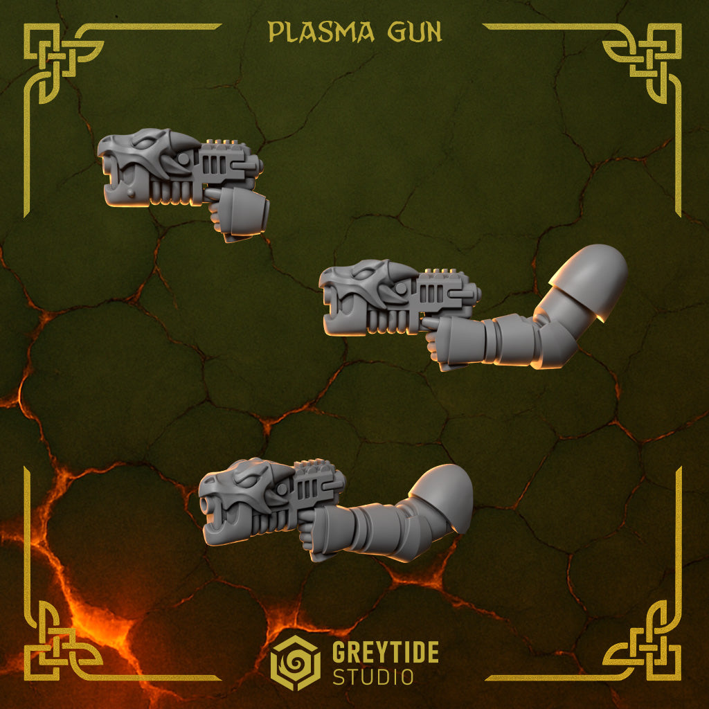 Pistolet plasma gaucher Anvil Wardens – Greytide Studio – Impression 3D Résine